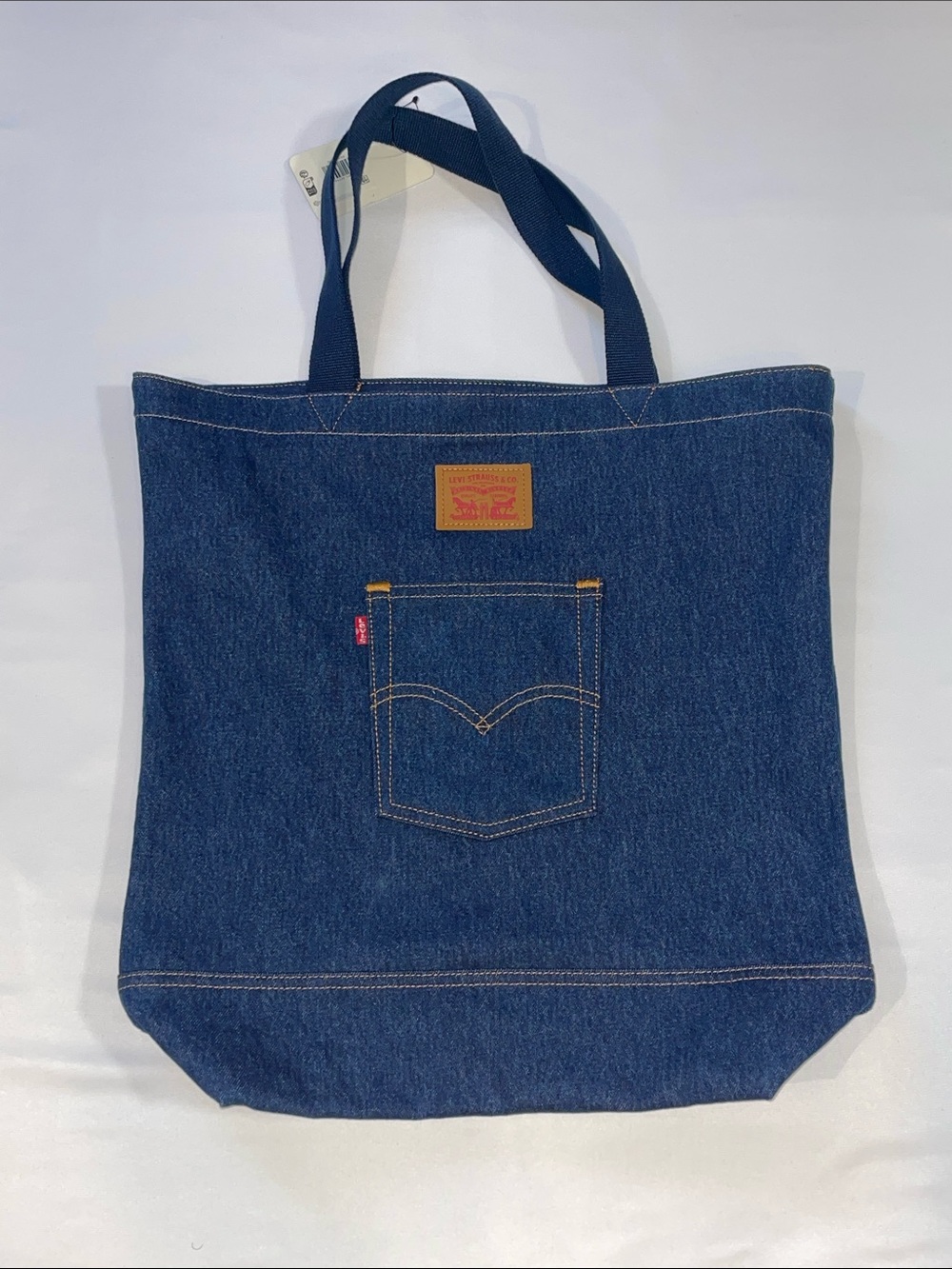 Levi's Classic Blue Denim Back Pocket Tote
